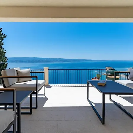 New! Atopos With Heated Private Pool, 5 Bedrooms, Cinema Room, Panoramic Sea Views Vila *